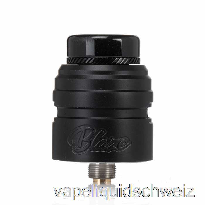 Thunderhead Creations Blaze Solo 24 Mm BF RDA Mattschwarz Vape Liquid E-Liquid Schweiz